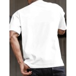 Men's Cartoon Teddy Bear Print Graphic Design Crew Neck T-shirt - Casual and Comfy Summer Tee for Daily Wear and Vacation Resorts