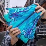 Mens Lace Up Multicolor High Top Basketball Shoe Non-Slip Breathable Running Shoes Fahsion Lightweight Outdoor Gym Sneakers
