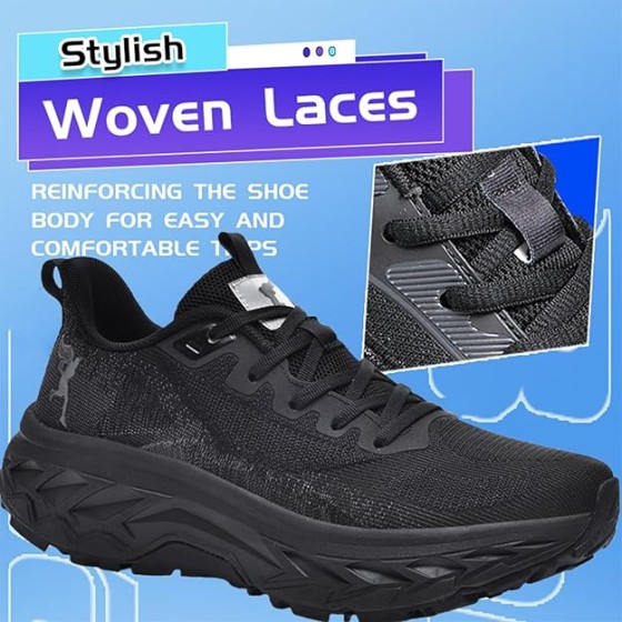 Running Shoes for Mens Sneakers Wide Width Slip on Tennis Shoes,Lightweight Breathable RunningIdeal for Athletic Workout Gym Jogging and Casual Wear